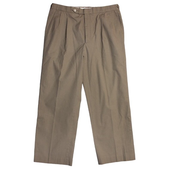 London Fog Mens Vintage Khaki‎ Dress Pants Size 36/28 - Picture 1 of 9